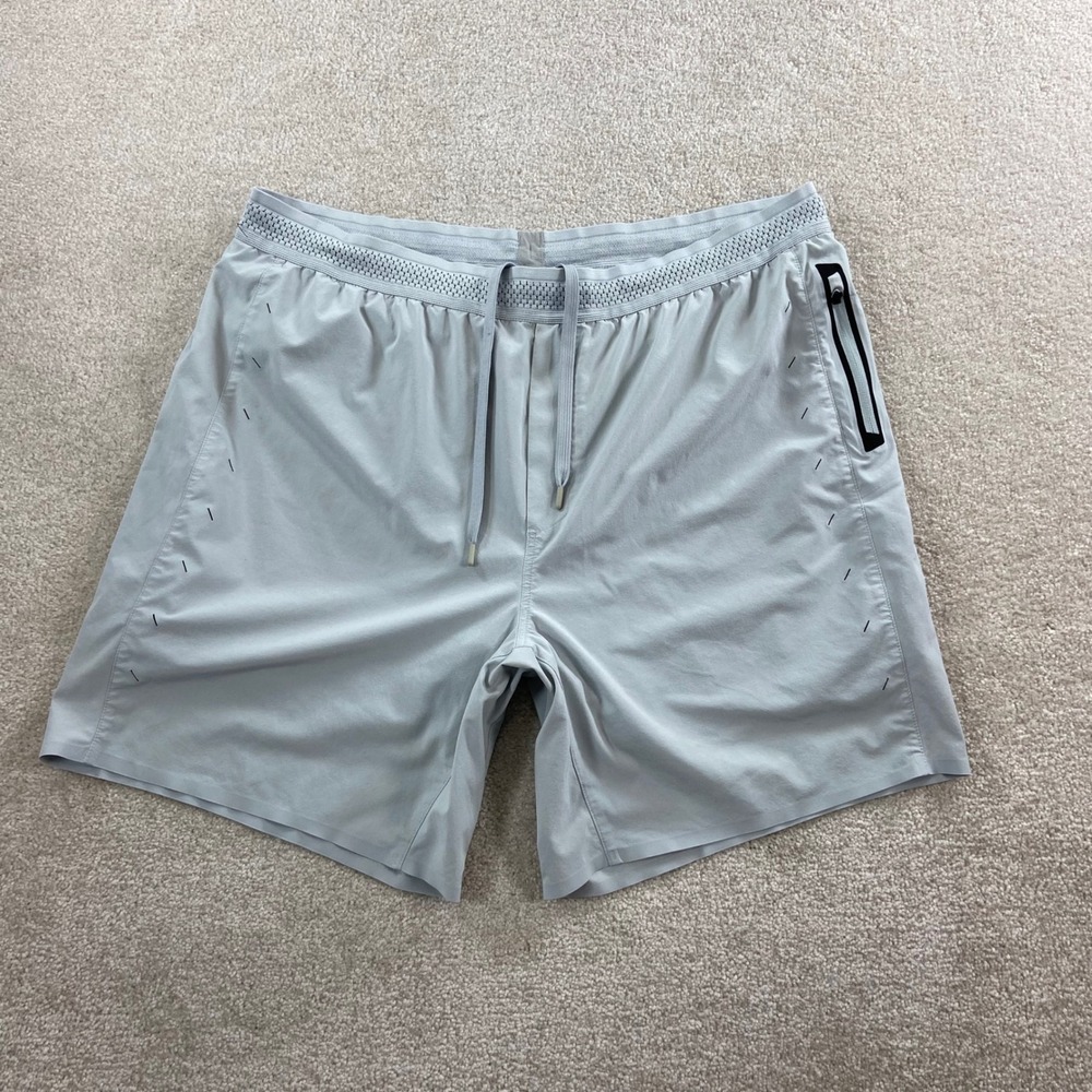 Ten Thousand The Session Short Mens XXL 7" Grey Lined Athletic Training